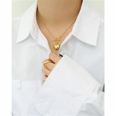 925 Silver Heart Pendant Necklace